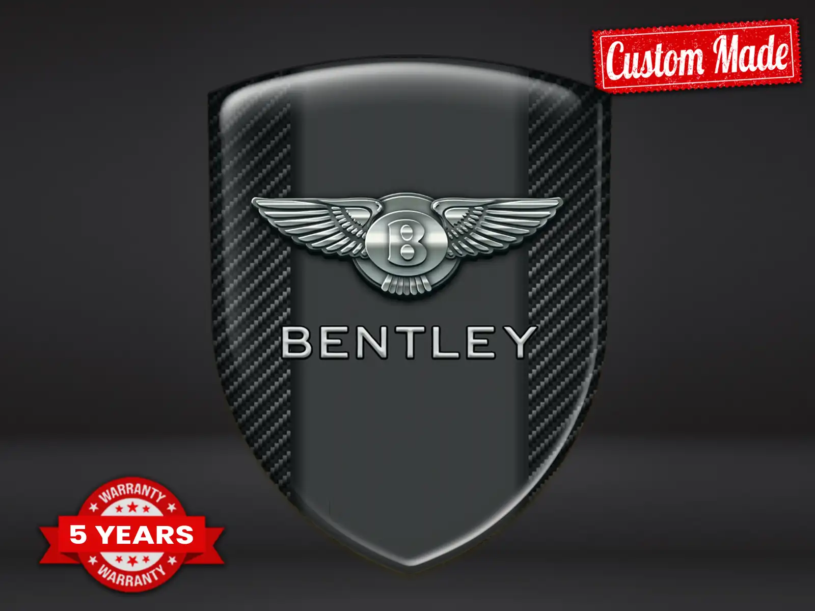 Bentley Harz Emblem Drift Edition Premium Autoaufkleber